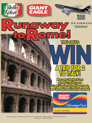 Trip to Rome Sweepstakes